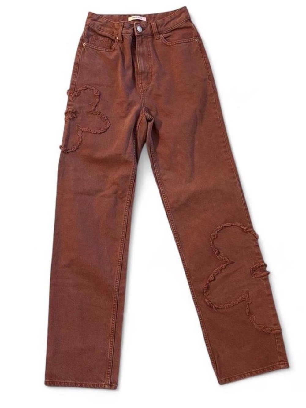 PacSun 90’s Boyfriend Rust Colored Distressed Jeans Size 25